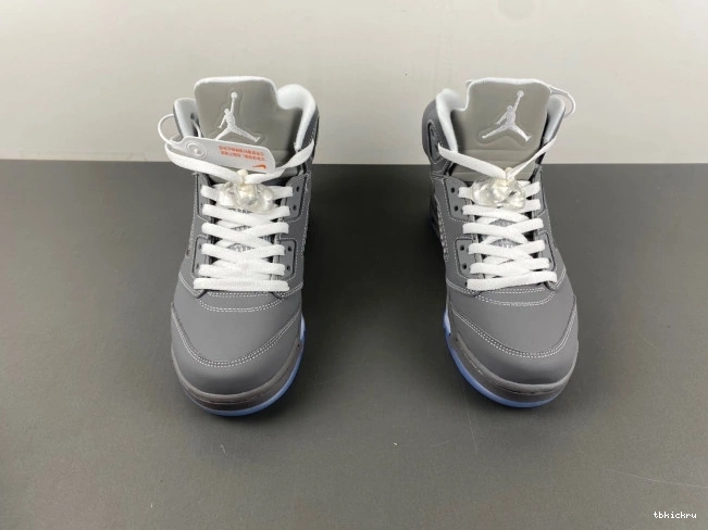 Reps TBkick Jordan Retro 5 Wolf Grey 136027-005 Air 0627